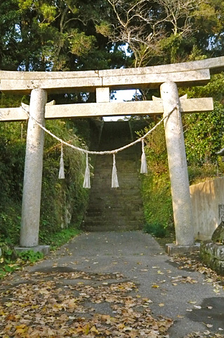 (4)鳥居と石燈籠