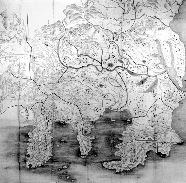 関東八カ国絵図
