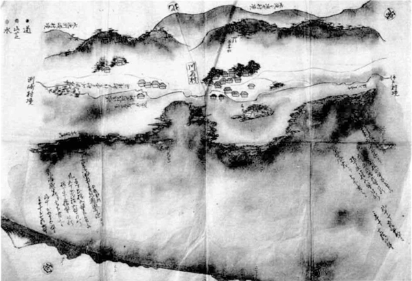 川名村絵図