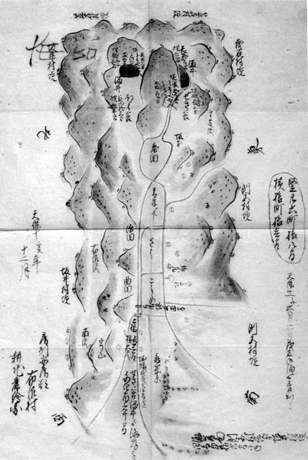 布沼村絵図　天保10年（1839）