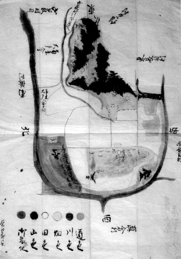 大戸村絵図