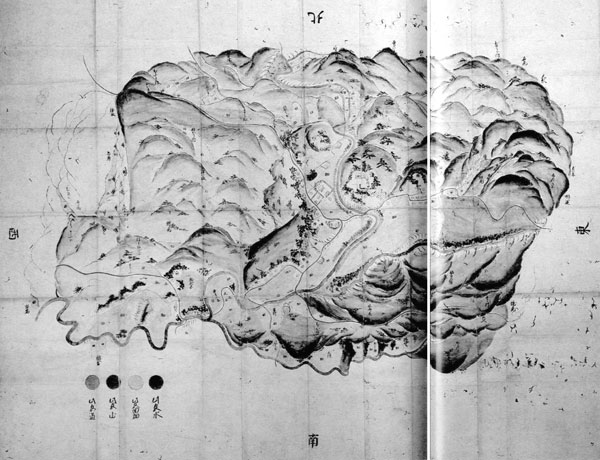 畑村絵図　天明2年（1782）