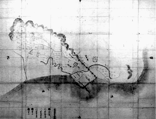 相浜村・大神宮村・布良村浜論裁許絵図 寛保2年(1742)