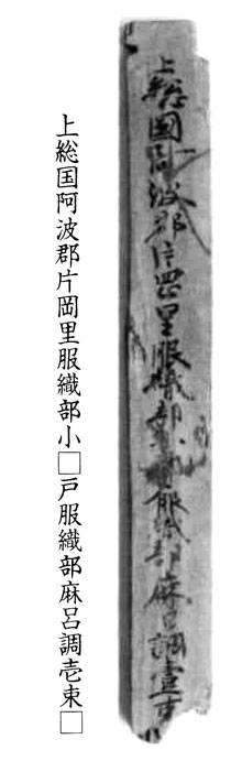 平城京跡出土木簡