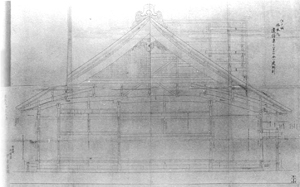 83.江戸城本丸遠侍建地割図