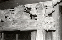 深名松尾神社向拝彫刻