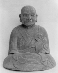 10．木造賓頭盧尊者坐像（天正15年）