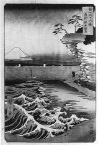 3 富士三十六景 房州保田ノ海岸