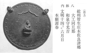 12 薬師如来像懸仏