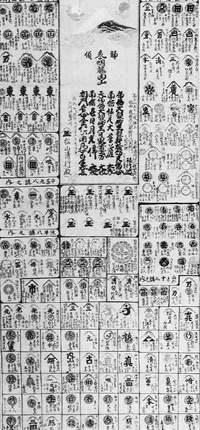 富士講紋曼荼羅