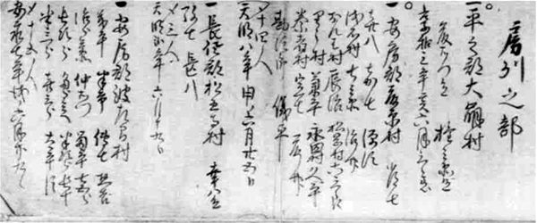 45 村山口参詣控帳写