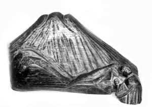 54 富士山木型