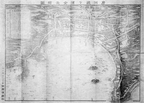 57.房州鏡ケ浦全景絵図(大正4年)