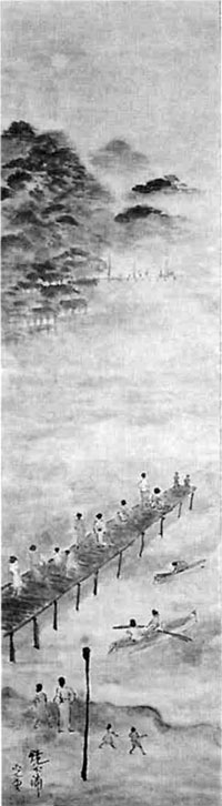 122．同「鏡ケ浦の夕景」