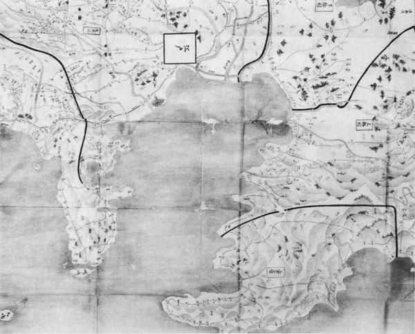 1.関東八ヶ国絵図(部分)
