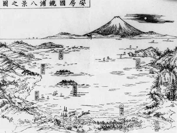 33.安房国鏡浦八景之図(『房陽奇聞』)