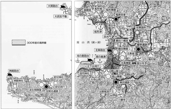 鏡ヶ浦周辺の史跡