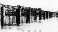 62．湊川鉄橋建設工事　大正時代