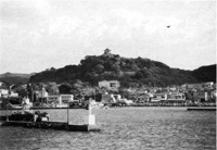 館山城跡と館山港
