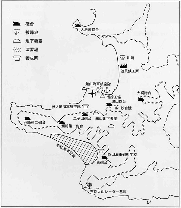 軍都館山の軍事施設