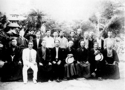 103．安房盟楠会歓迎会写真　昭和9年（1934）　　石井治氏蔵