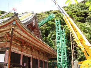 素屋根（覆い屋）建設工事　平成15年