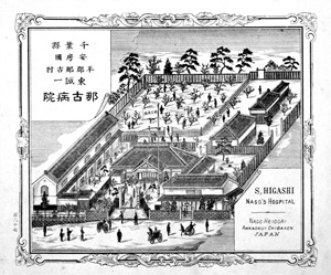 170．那古病院図 ＜『日本博覧図千葉県後編』所収＞（明治29年）　 当館蔵