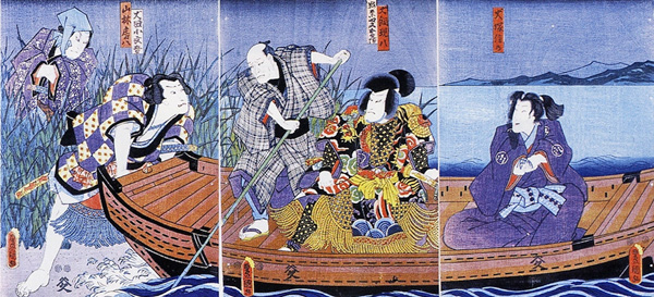 里見八犬伝 行徳の入り江