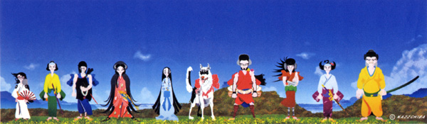 八犬伝揃踏み　200
