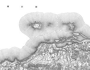 資料4.第一軍管地方迅速測図「柏崎浦」明治16年(1883年)測量