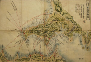 相模国浦賀表御備場絵図 天保13年(1842年)~弘化4年(1847年)頃