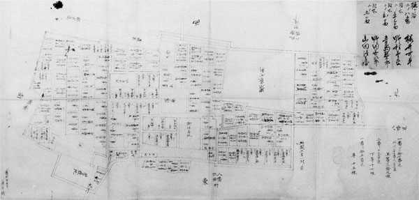 116．北条陣屋絵図