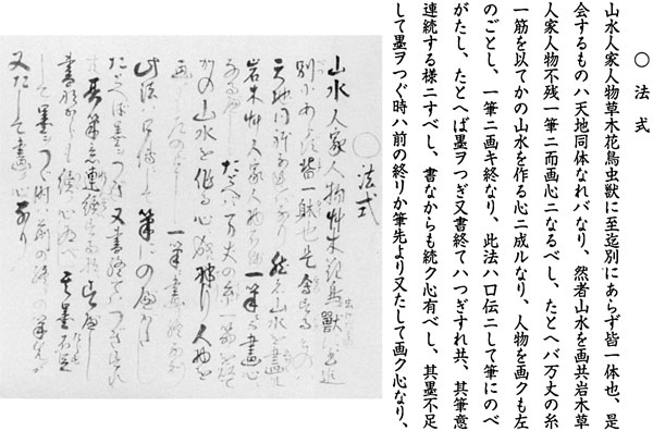 23.山調筆『画法式』