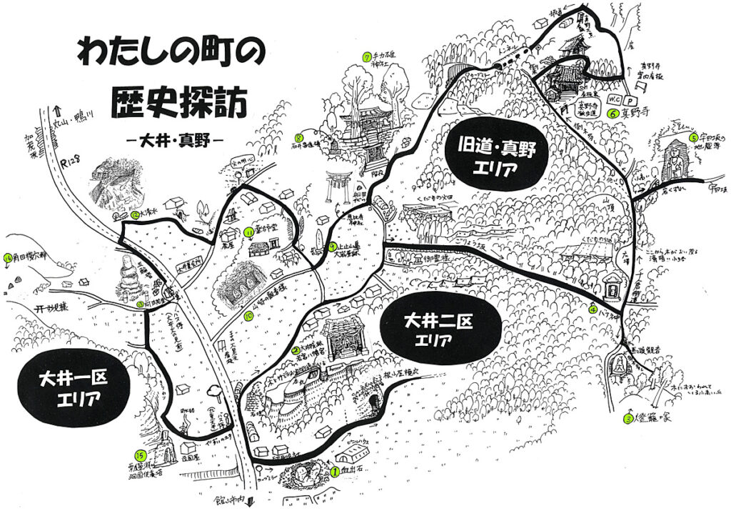 大井・真野 文化財マップ