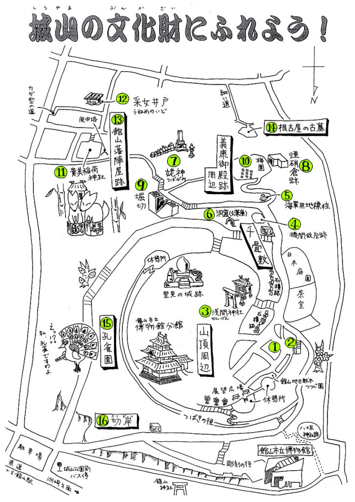 城山 文化財マップ