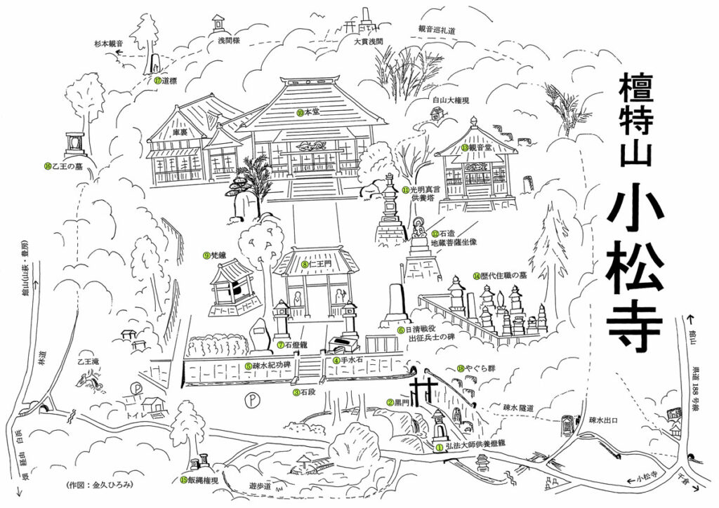 小松寺 文化財マップ