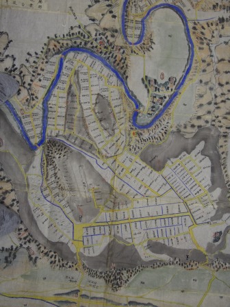 18.長尾城地分見縮図（部分）
明治3年（1870）