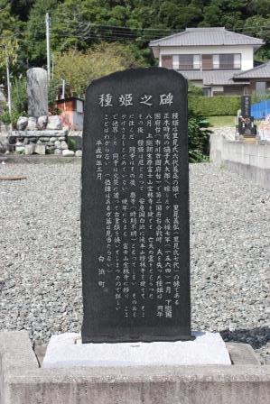 種林寺跡 種姫之碑
